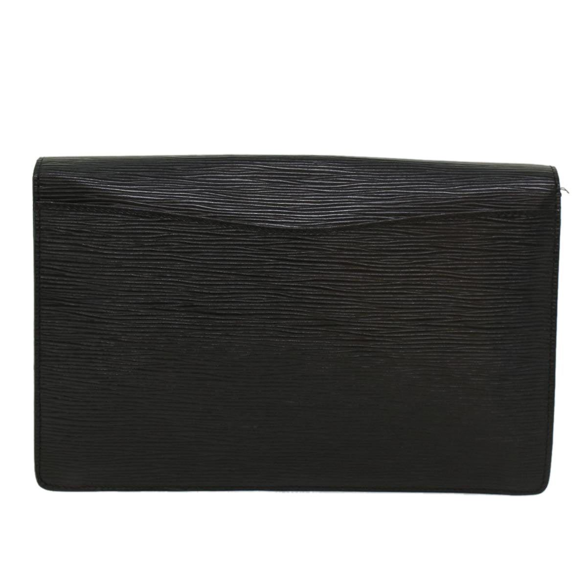 LOUIS VUITTON Epi Montaigne 27 Clutch Bag Black M52652 LV ep891