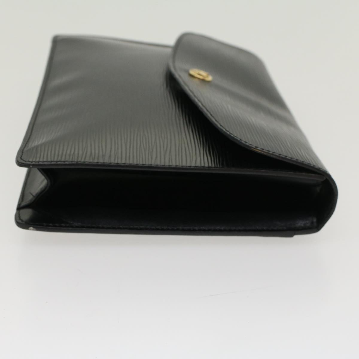 LOUIS VUITTON Epi Montaigne 27 Clutch Bag Black M52652 LV ep891