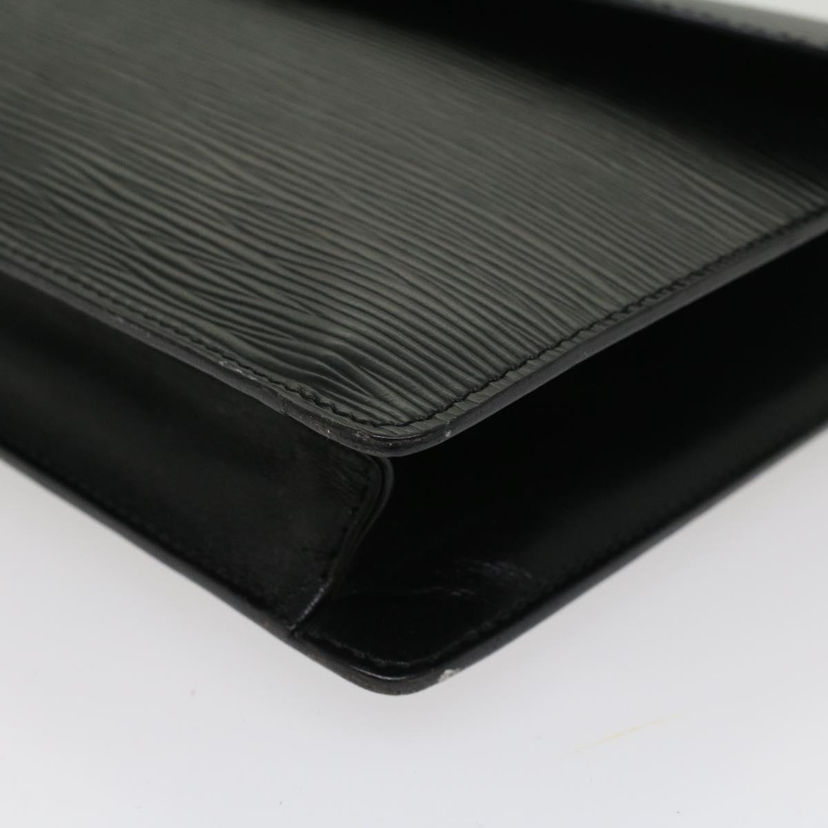 LOUIS VUITTON Epi Montaigne 27 Clutch Bag Black M52652 LV ep891