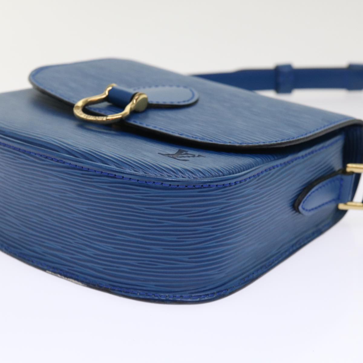 LOUIS VUITTON Epi Saint Cloud PM Shoulder Bag Blue M52195 LV ep892