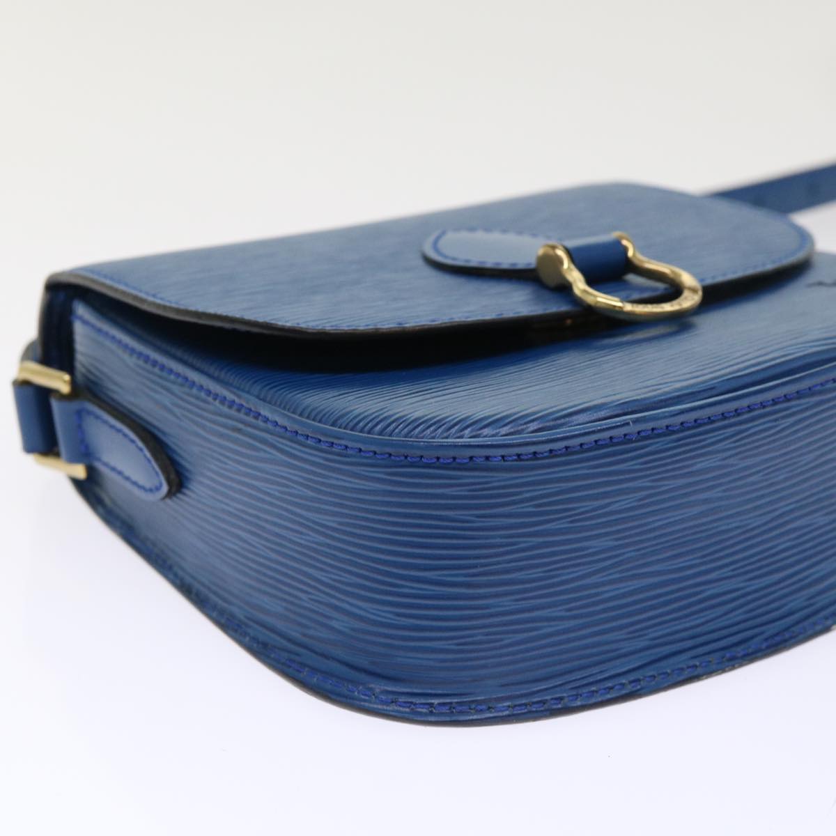 LOUIS VUITTON Epi Saint Cloud PM Shoulder Bag Blue M52195 LV ep892