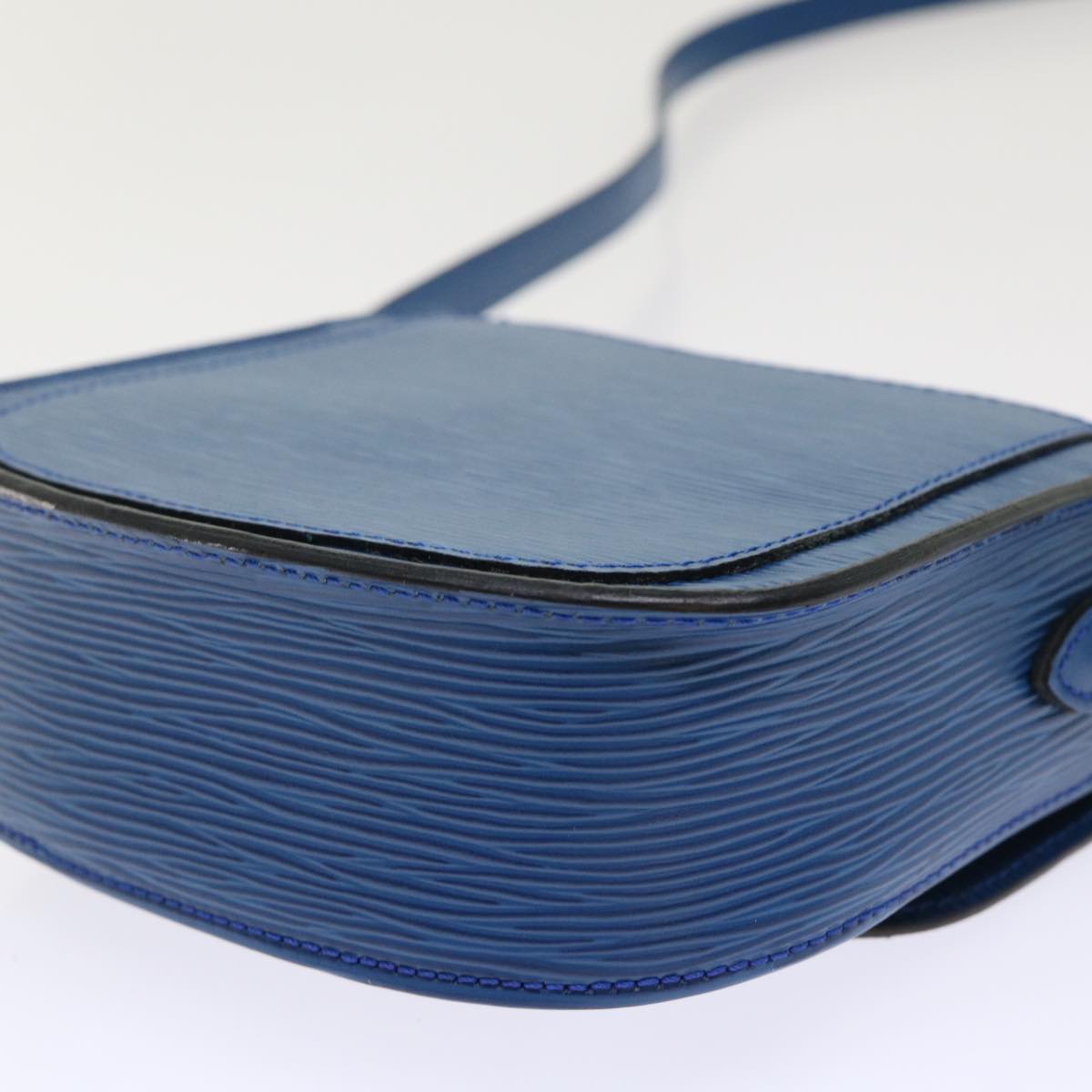 LOUIS VUITTON Epi Saint Cloud PM Shoulder Bag Blue M52195 LV ep892