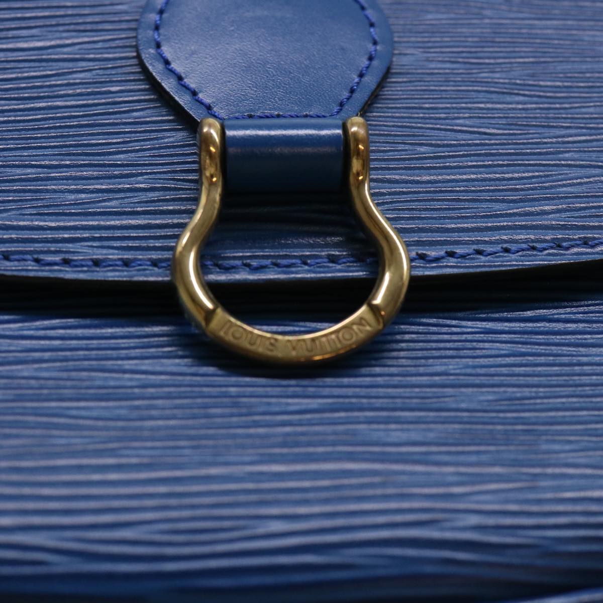 LOUIS VUITTON Epi Saint Cloud PM Shoulder Bag Blue M52195 LV ep892