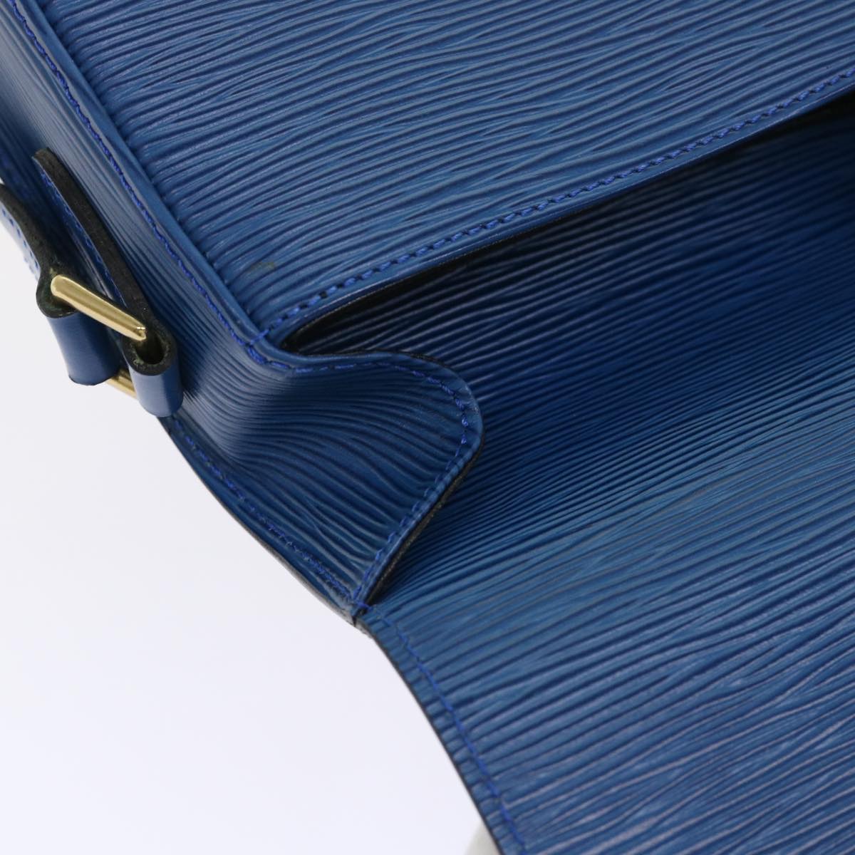 LOUIS VUITTON Epi Saint Cloud PM Shoulder Bag Blue M52195 LV ep892