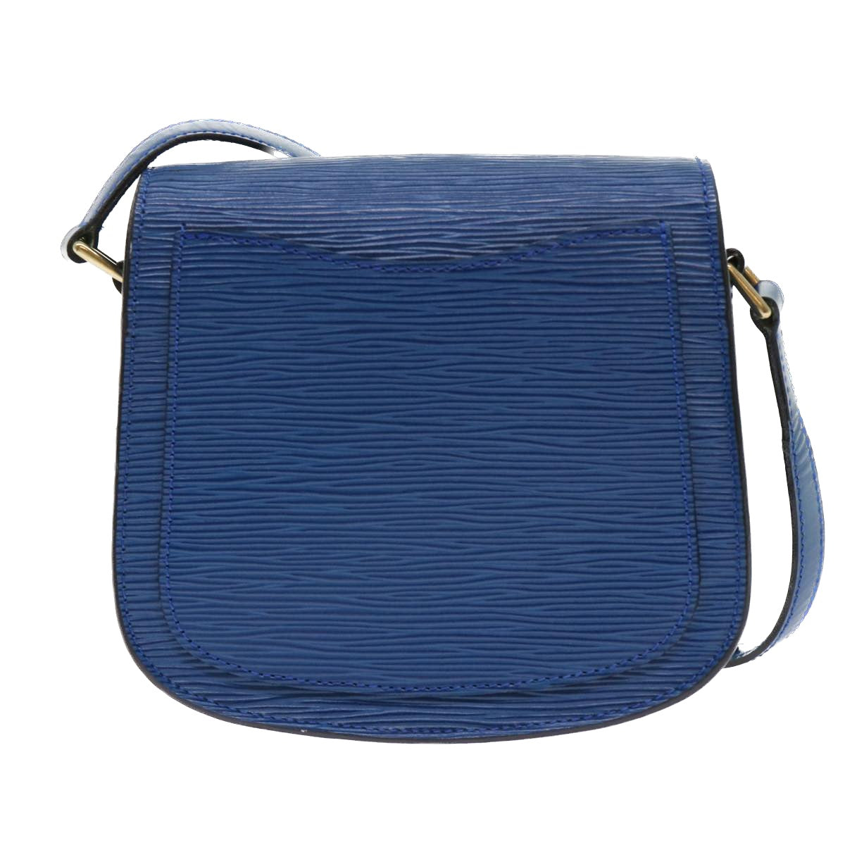LOUIS VUITTON Epi Saint Cloud PM Shoulder Bag Blue M52195 LV ep892