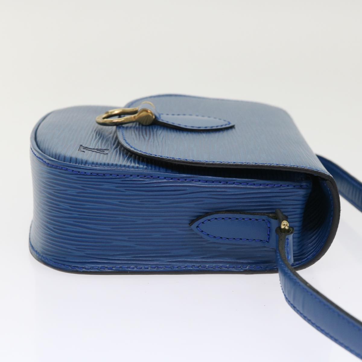 LOUIS VUITTON Epi Saint Cloud PM Shoulder Bag Blue M52195 LV ep892