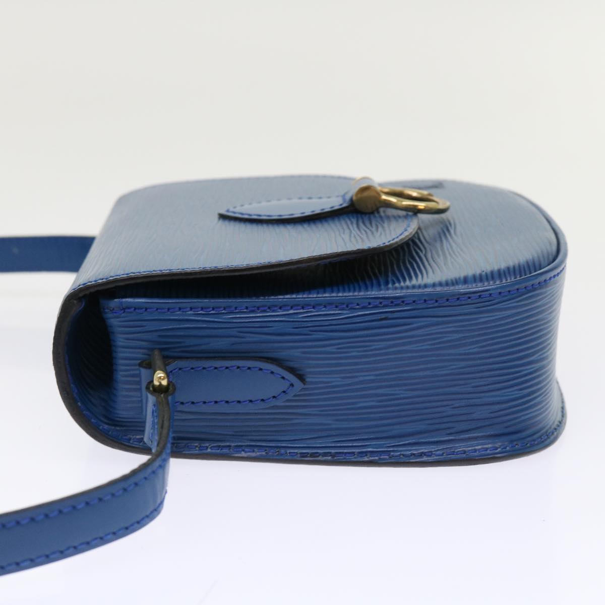 LOUIS VUITTON Epi Saint Cloud PM Shoulder Bag Blue M52195 LV ep892