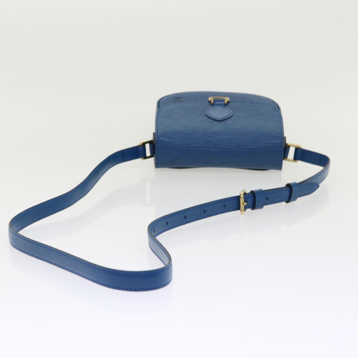 LOUIS VUITTON Epi Saint Cloud PM Shoulder Bag Blue M52195 LV ep892