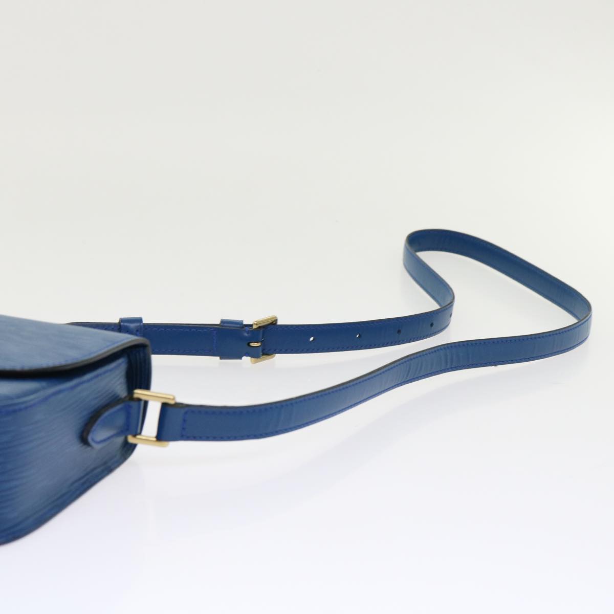 LOUIS VUITTON Epi Saint Cloud PM Shoulder Bag Blue M52195 LV ep892