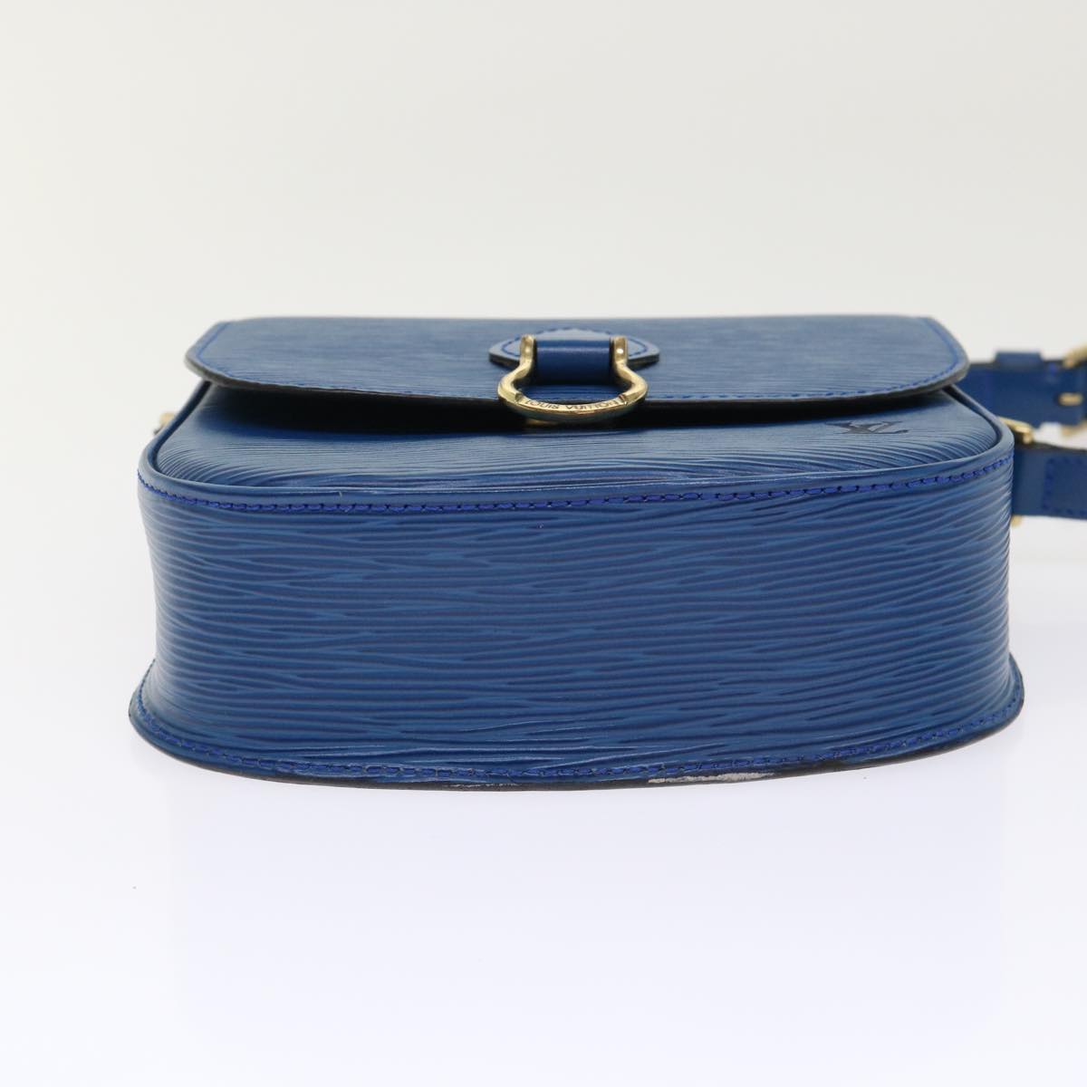 LOUIS VUITTON Epi Saint Cloud PM Shoulder Bag Blue M52195 LV ep892