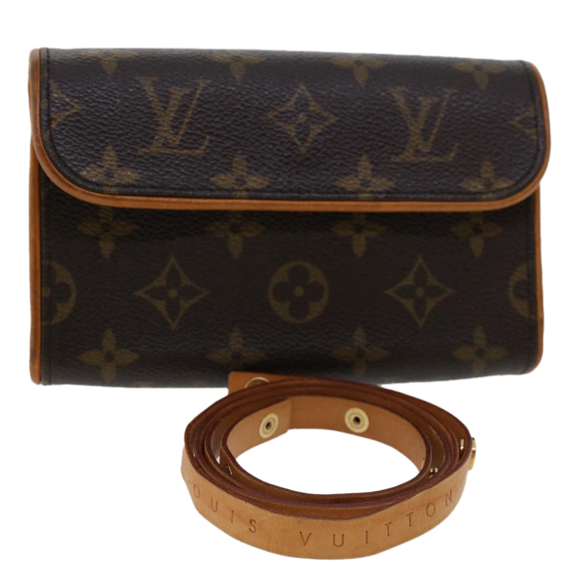 LOUIS VUITTON Monogram Pochette Florentine Waist bag M51855 LV ep928