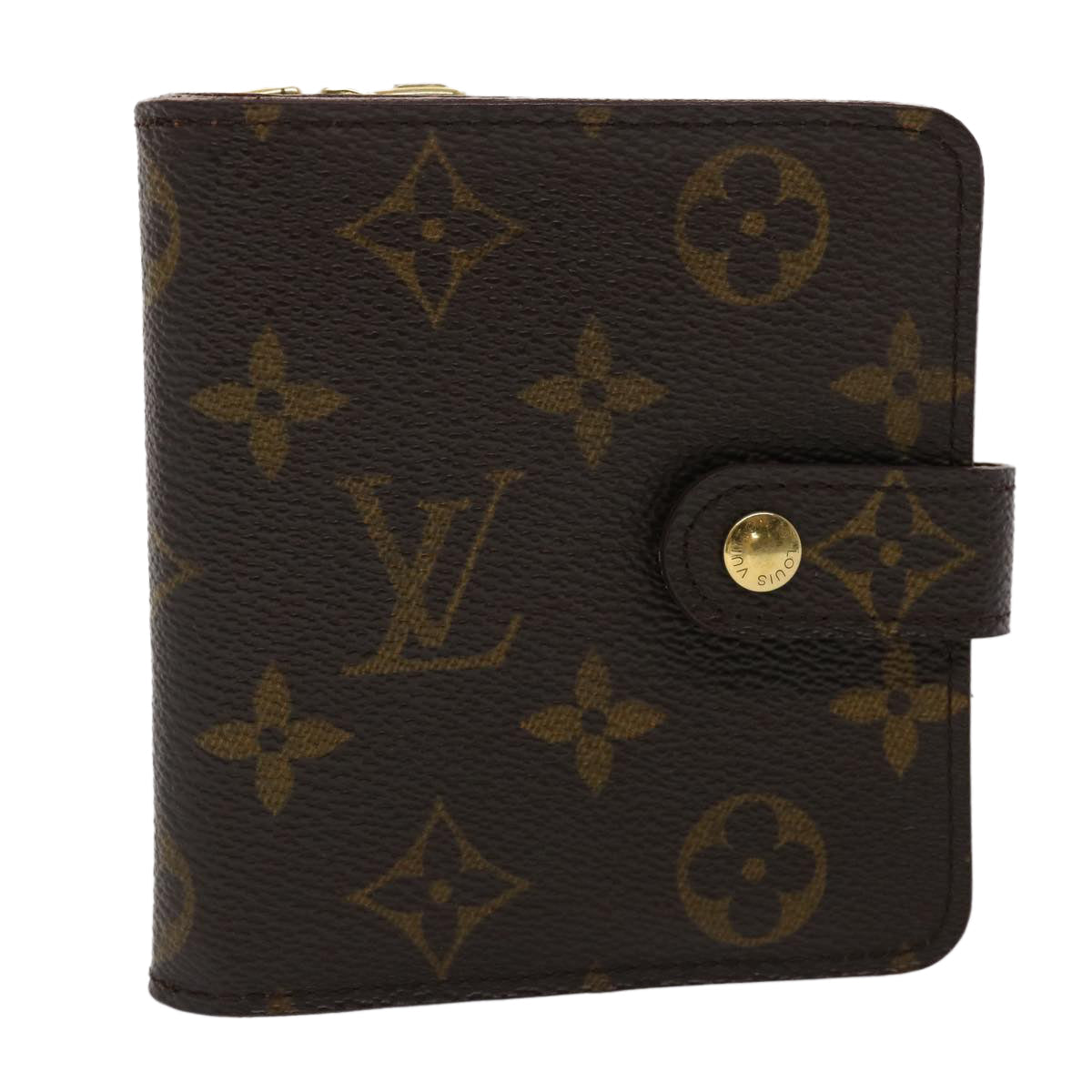 LOUIS VUITTON Monogram Compact Zip Wallet M61667 LV ep930