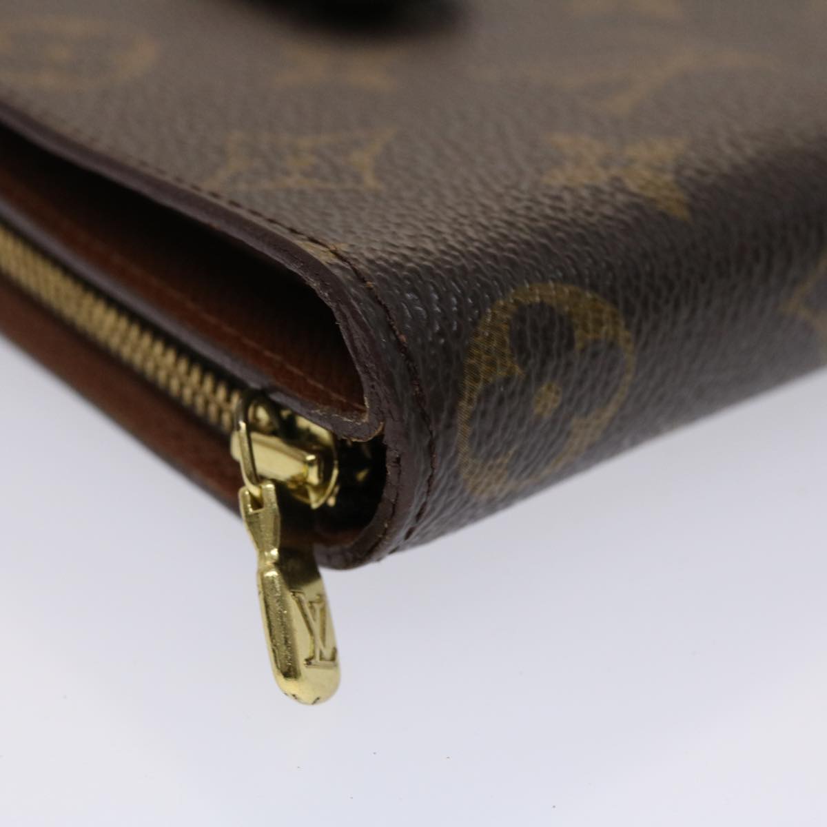 LOUIS VUITTON Monogram Compact Zip Wallet M61667 LV ep930