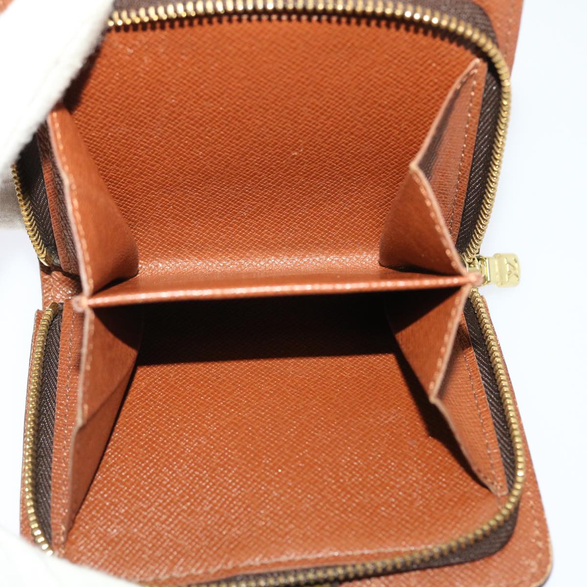 LOUIS VUITTON Monogram Compact Zip Wallet M61667 LV ep930