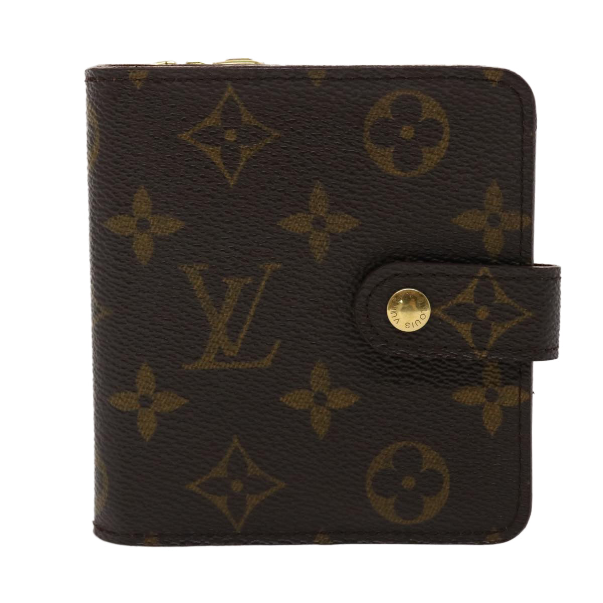 LOUIS VUITTON Monogram Compact Zip Wallet M61667 LV ep930
