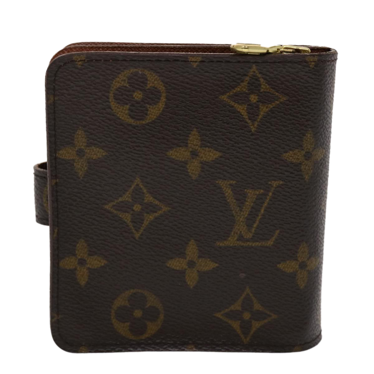 LOUIS VUITTON Monogram Compact Zip Wallet M61667 LV ep930