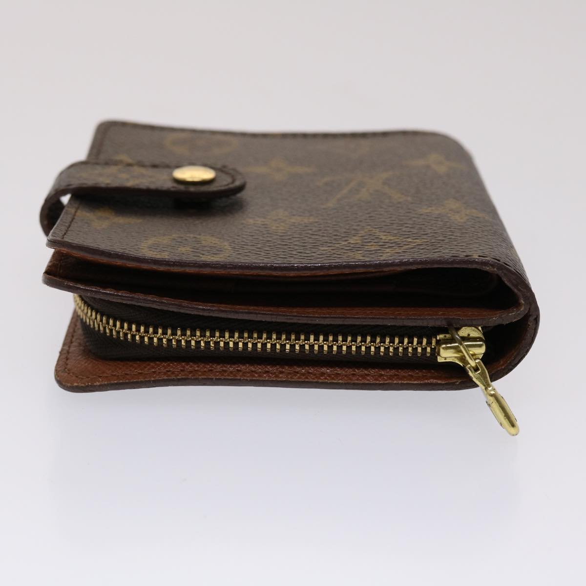 LOUIS VUITTON Monogram Compact Zip Wallet M61667 LV ep930