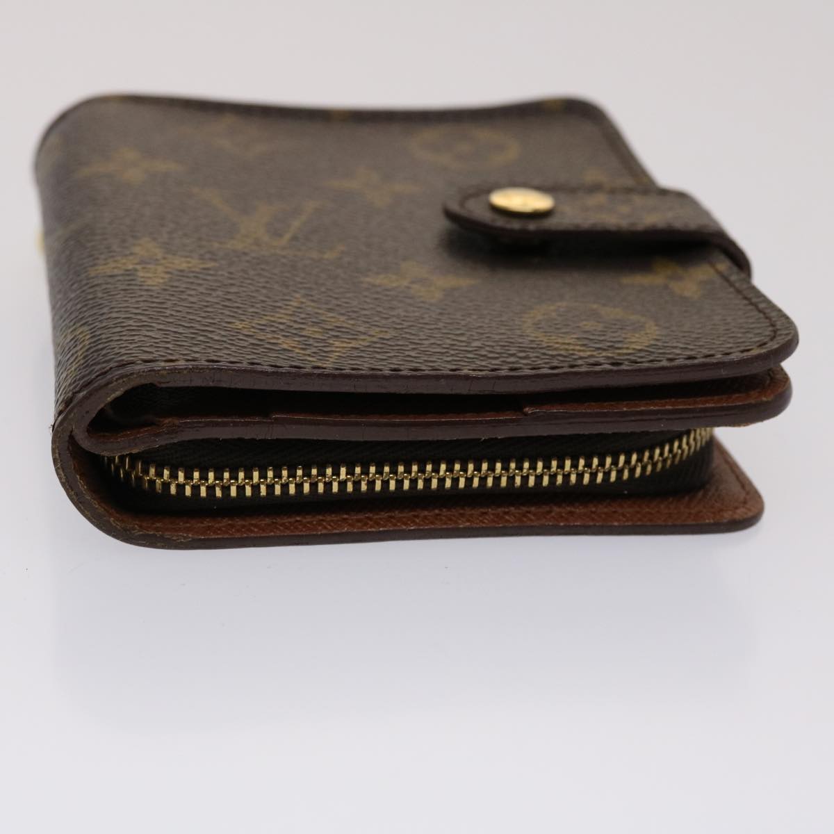 LOUIS VUITTON Monogram Compact Zip Wallet M61667 LV ep930