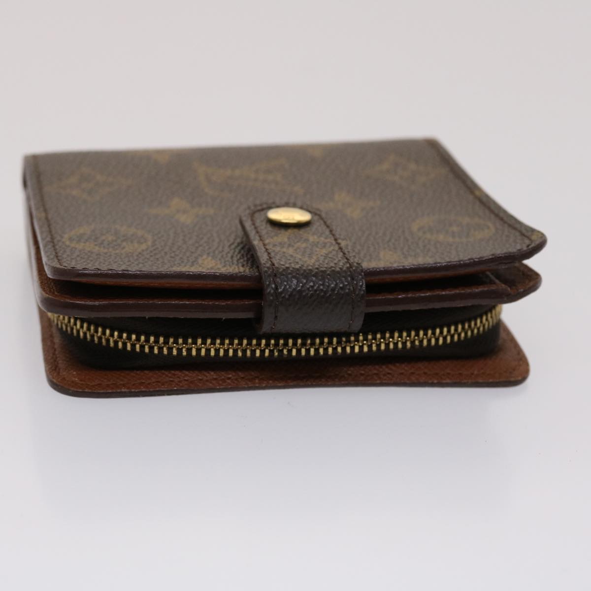LOUIS VUITTON Monogram Compact Zip Wallet M61667 LV ep930