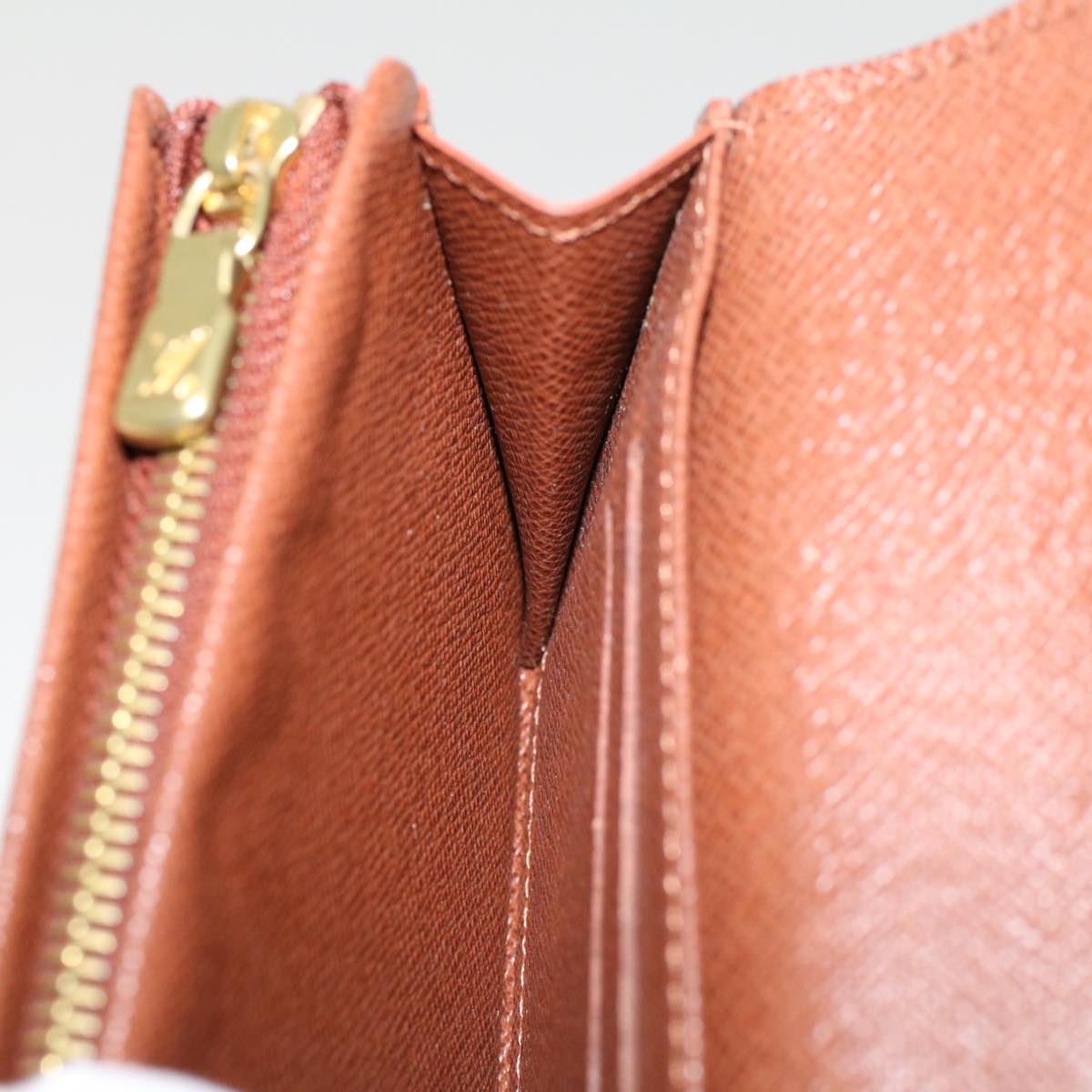LOUIS VUITTON Monogram Porte Monnaie Billets Tresor Wallet M61730 ep935