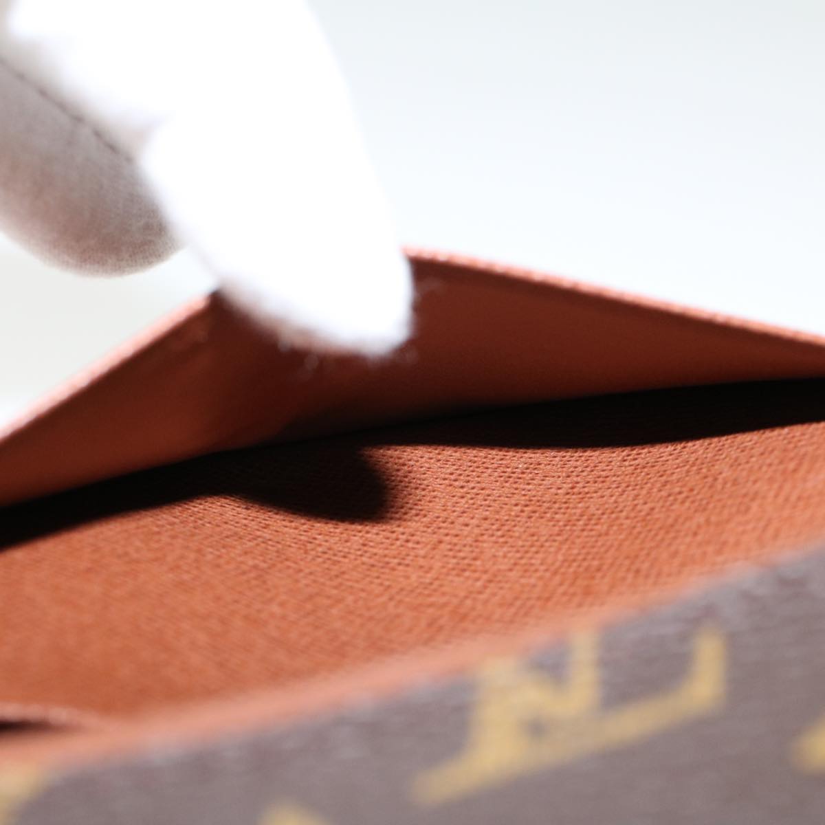 LOUIS VUITTON Monogram Porte Monnaie Billets Tresor Wallet M61730 ep935