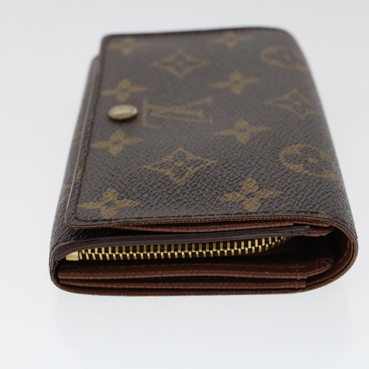 LOUIS VUITTON Monogram Porte Monnaie Billets Tresor Wallet M61730 ep935