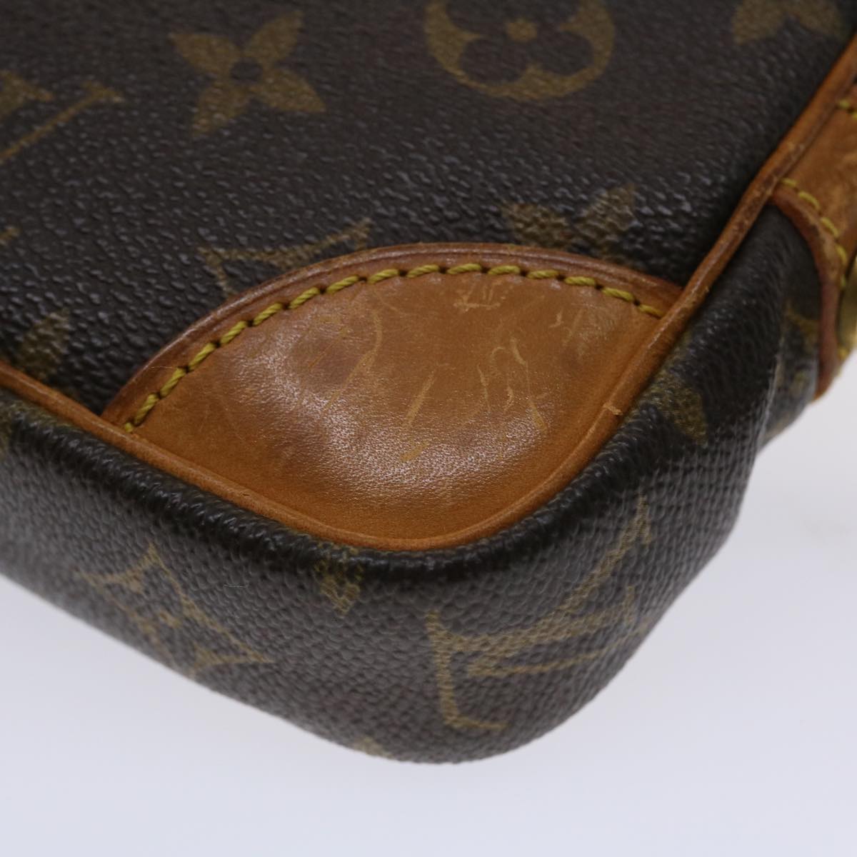 LOUIS VUITTON Monogram Marly Dragonne PM Clutch Bag M51827 LV ep990