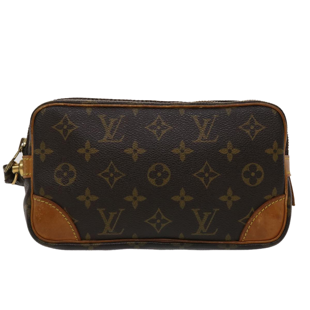 LOUIS VUITTON Monogram Marly Dragonne PM Clutch Bag M51827 LV ep990