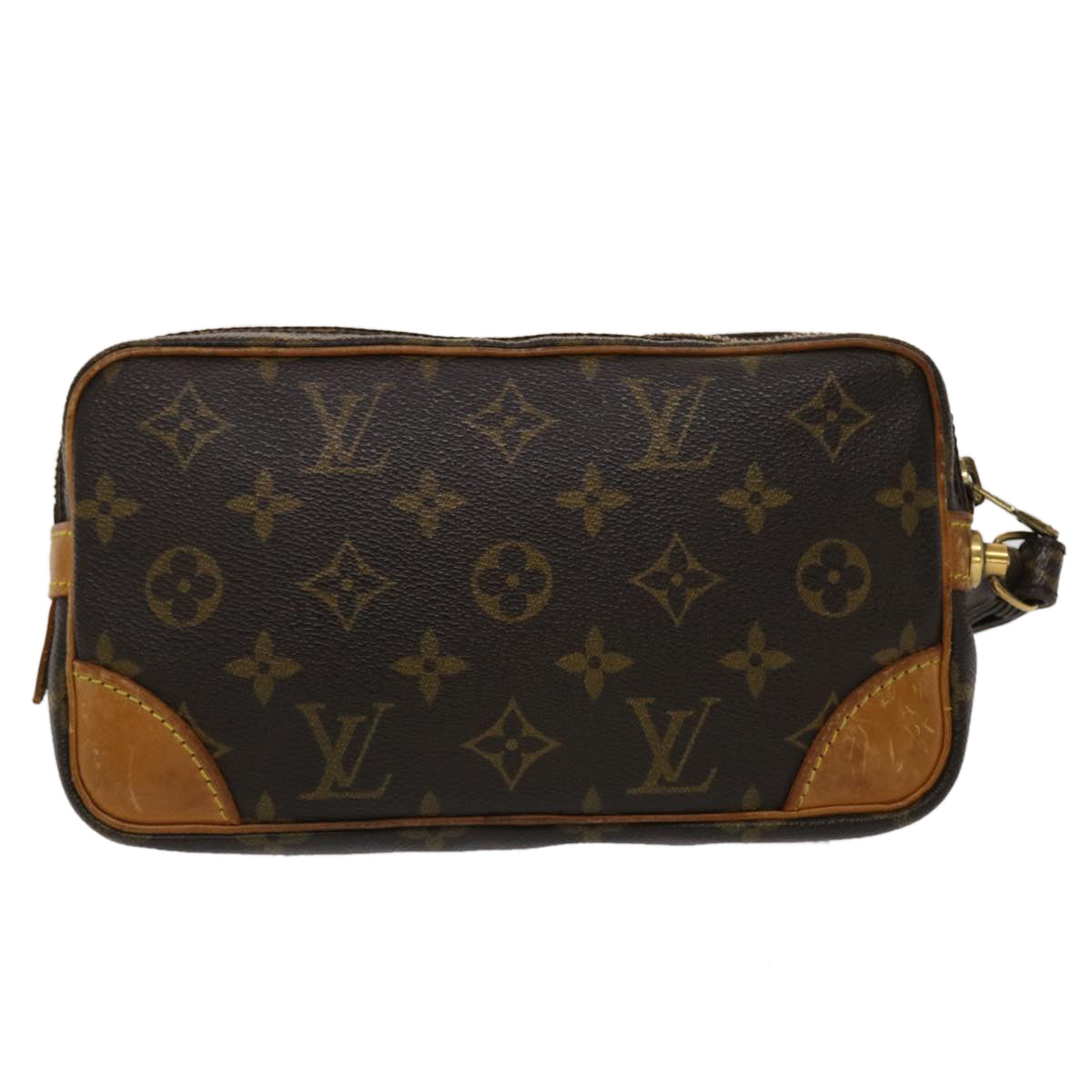 LOUIS VUITTON Monogram Marly Dragonne PM Clutch Bag M51827 LV ep990