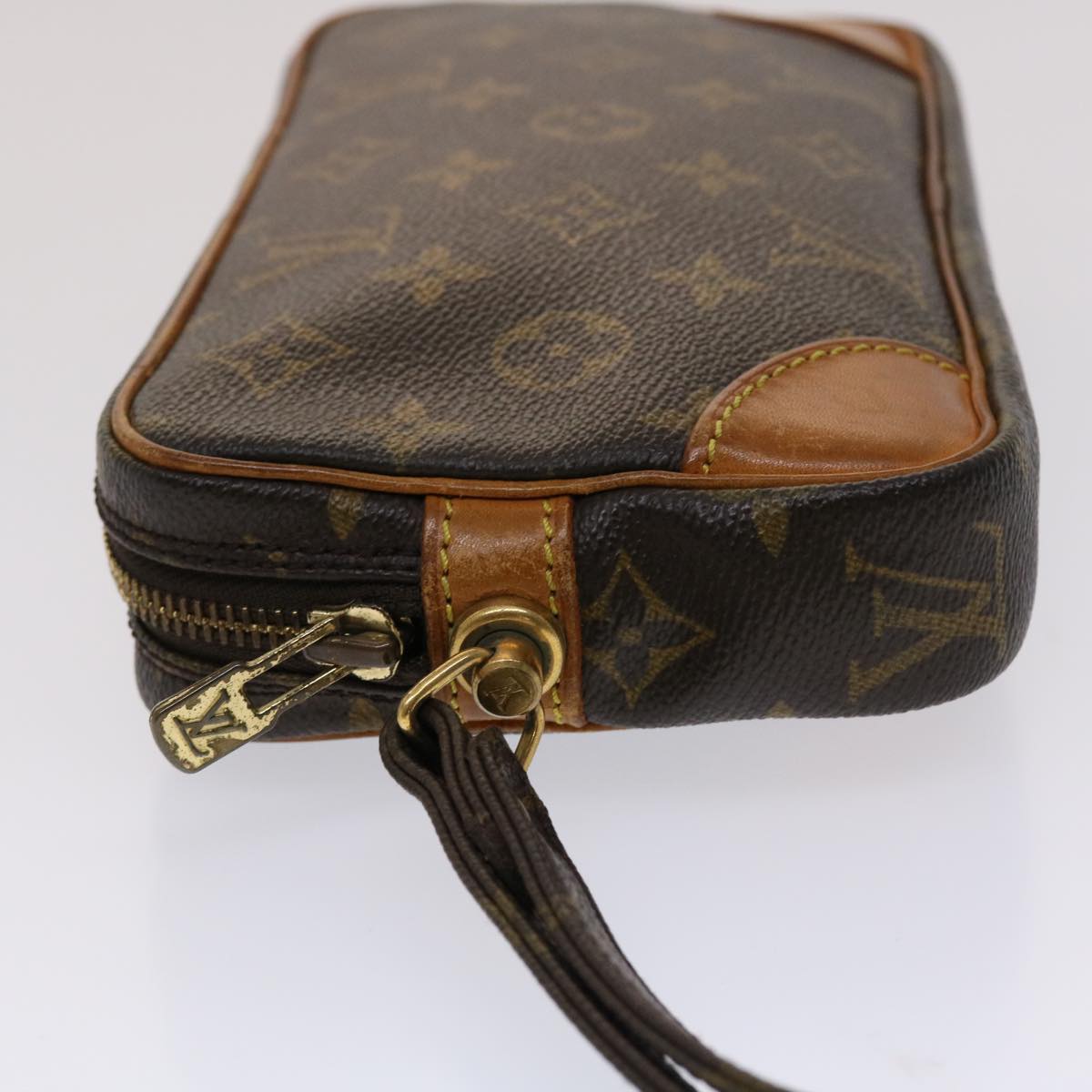 LOUIS VUITTON Monogram Marly Dragonne PM Clutch Bag M51827 LV ep990