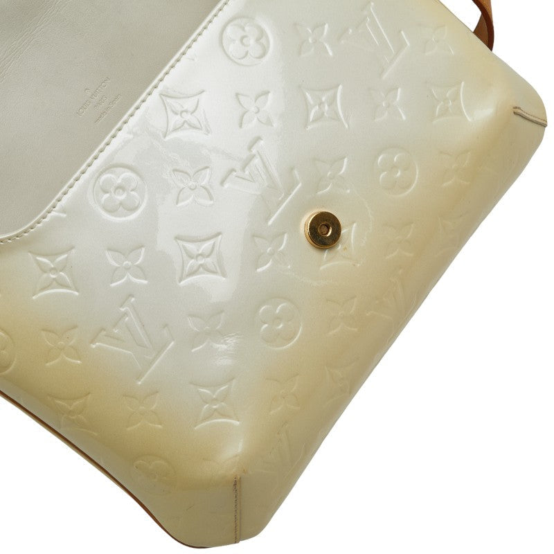 Louis Vuitton Monogram Vernis Thompson Street Shoulder Bag M91203 Pearl White Patent Leather  Louis Vuitton