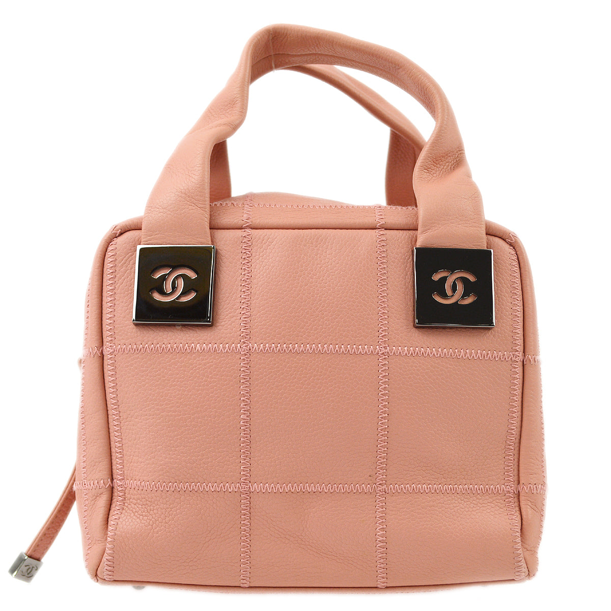 Chanel Pink Caviar Choco Bar Handbag