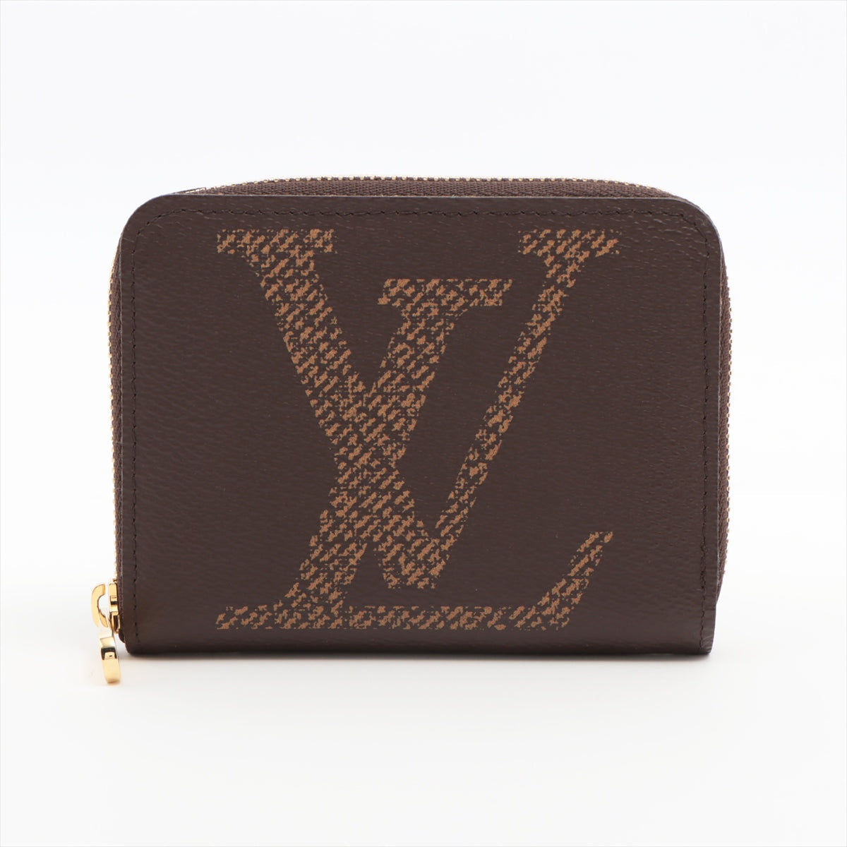 Louis Vuitton Monogram Giant Zippyr Coin Pearce M69354 Brown Coin Case  Reaction