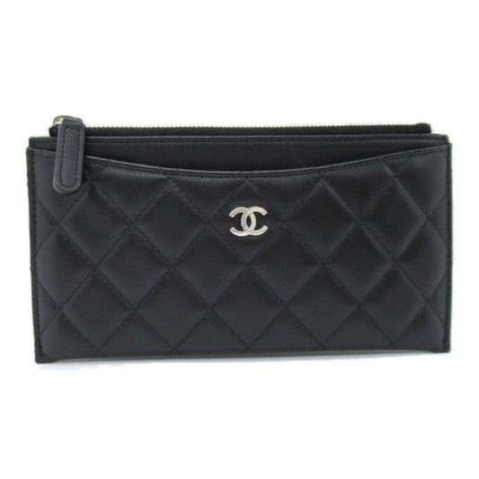 Chanel Matrasse Flap Pouch Bag  Women's Black  AP0227