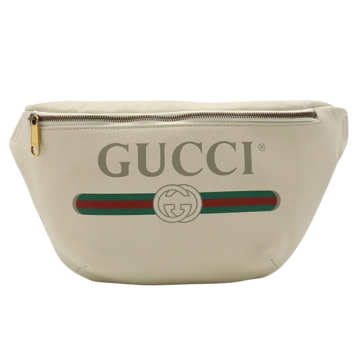 Gucci Logo  Leather Shoulder Bag ()