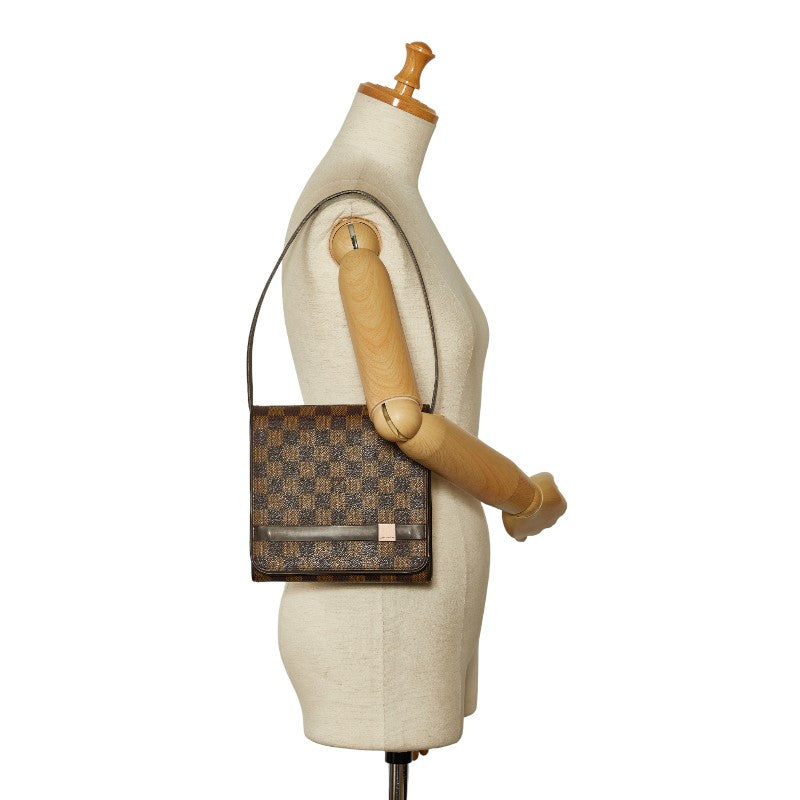 Louis Vuitton Tribekamini Shoulder Bag N51162 Brown PVC Leather  Louis Vuitton