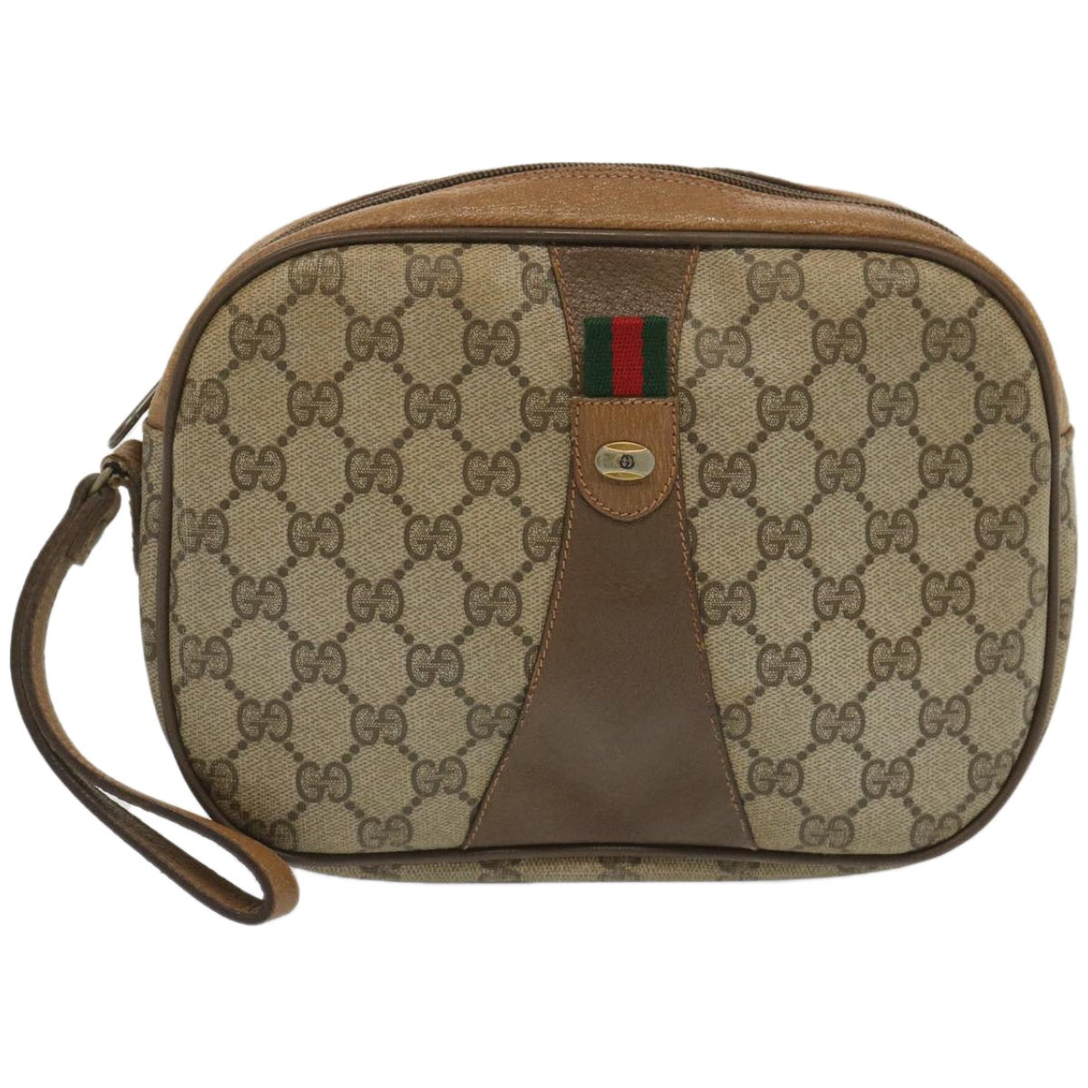 Gucci Sherry  Canvas Clutch Bag