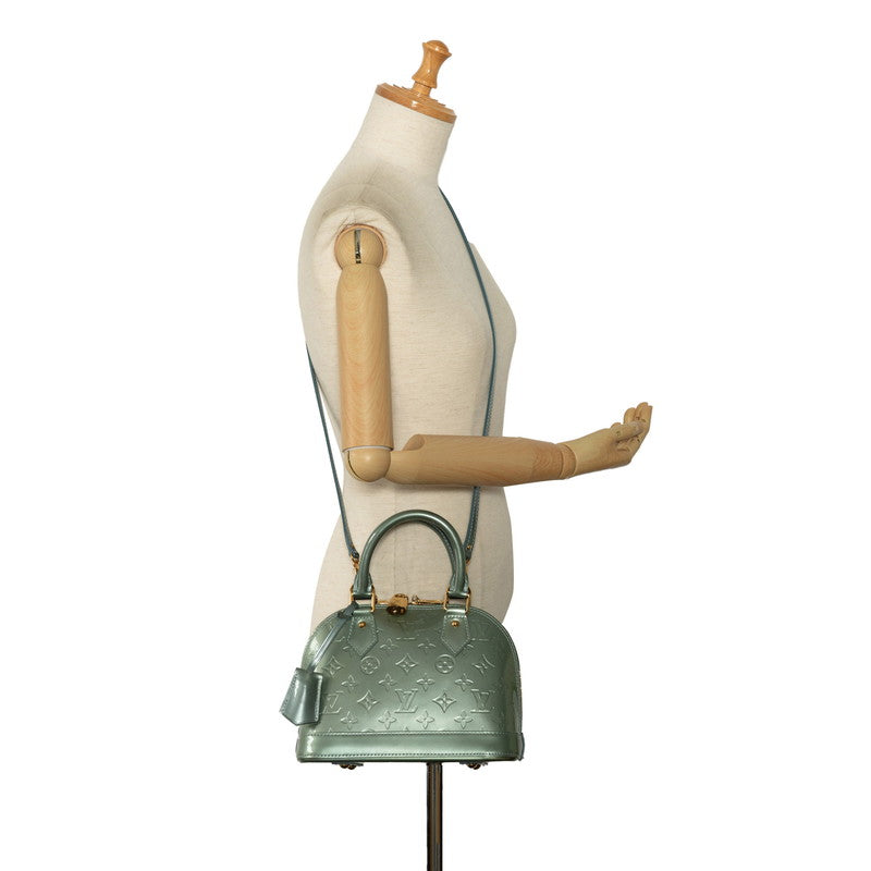 Louis Vuitton Monogram Verne Alma BB Handbag Shoulder Bag 2WAY M91557 Zibble Green Patent Leather  Louis Vuitton