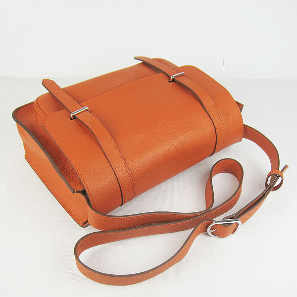 Luxury Hermes Steve H2810 Cow Leather Orange
