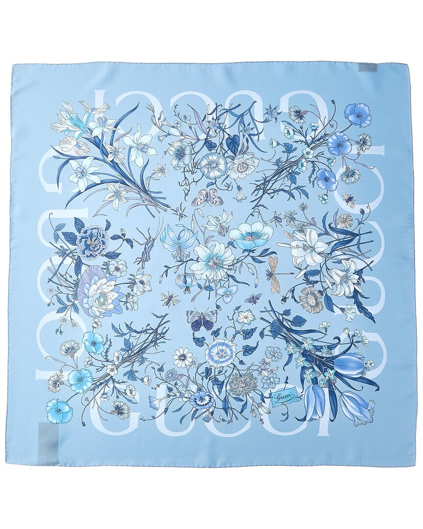 Gucci Printed Silk Scarf