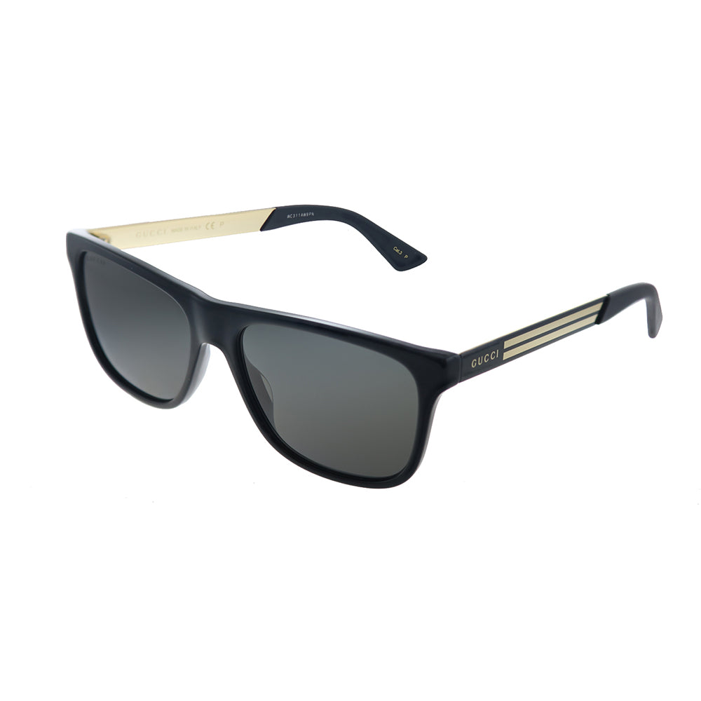 Gucci  GG 0687S 002 Unisex Rectangle Sunglasses