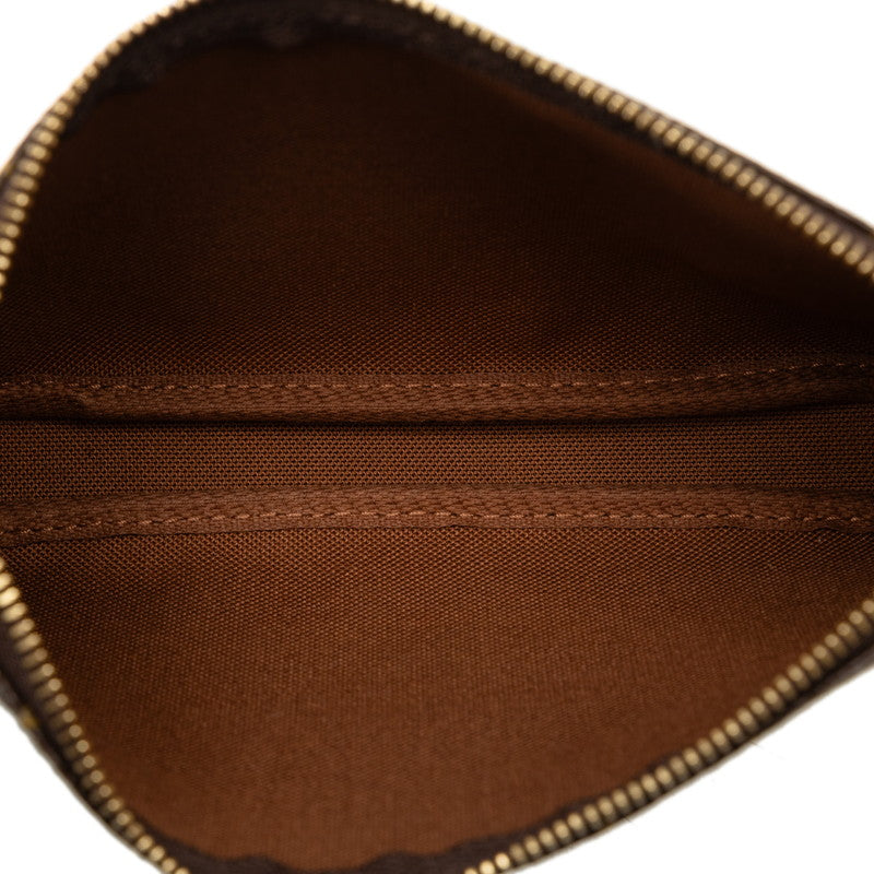 Louis Vuitton Monogram Potch Bucket PM Torch Bag M42238 Brown PVC Leather  Louis Vuitton