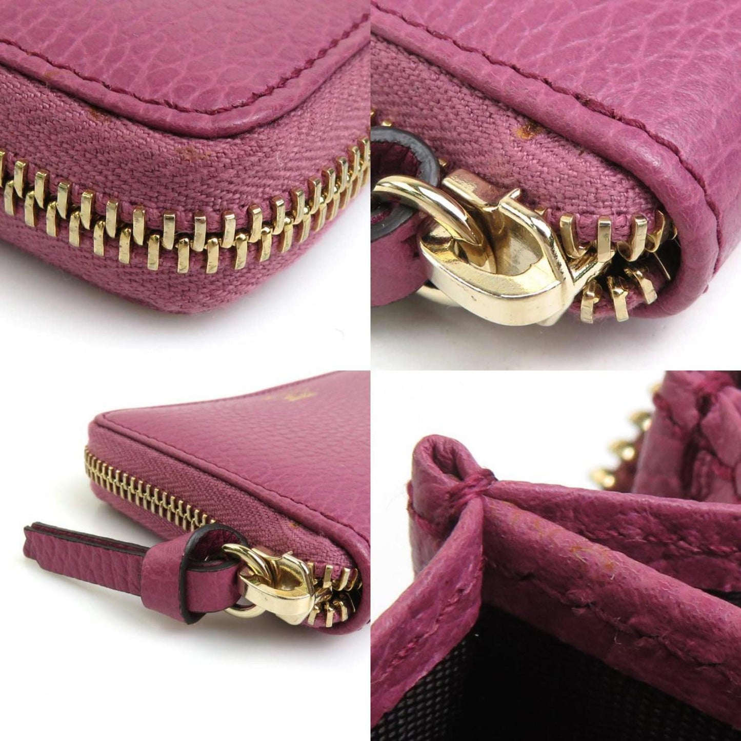 Gucci Zip Around  Leather Wallet  ()