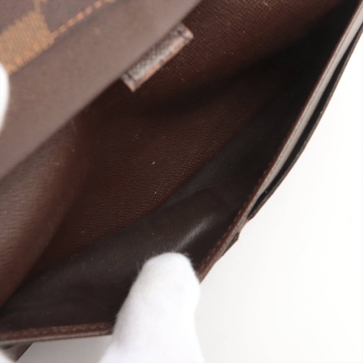 Louis Vuitton Damier Portfolio International N61217 Brown Wallet