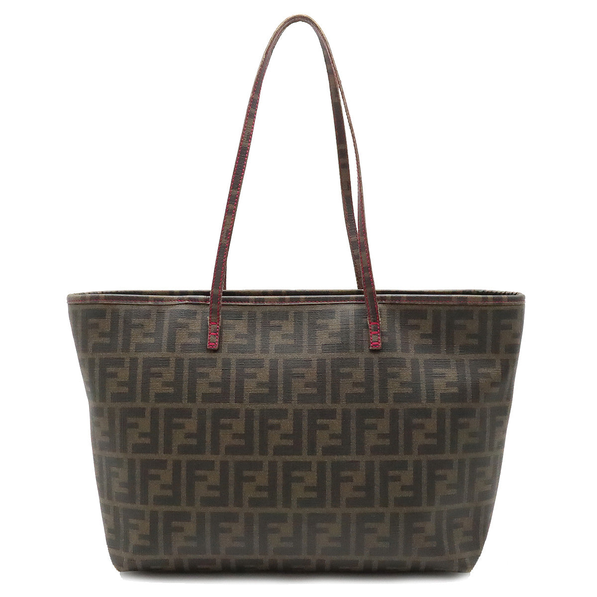 Luxury FendiZucca Canvas Tote Bag - '10s