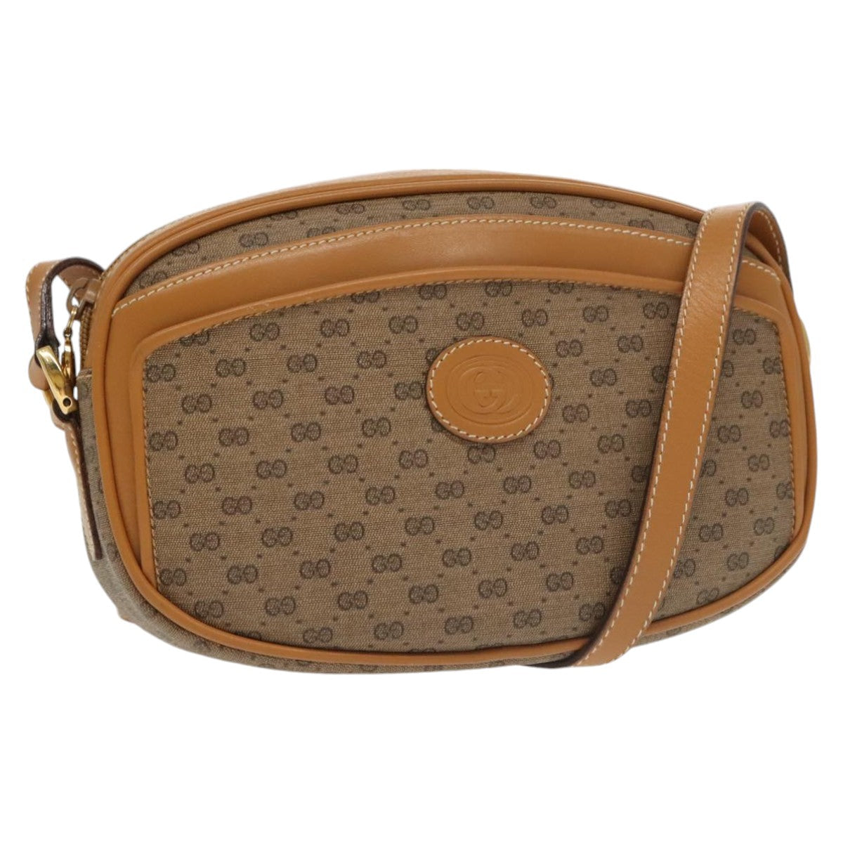 Gucci Micro Small Gg Canvas  Canvas Shoulder Bag