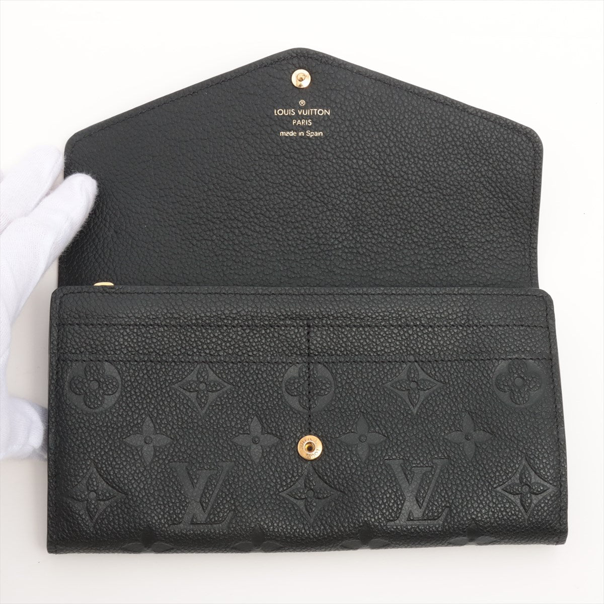 Louis Vuitton Monogram Amplant Portfoliosara M61182 Noneir Long Wallet