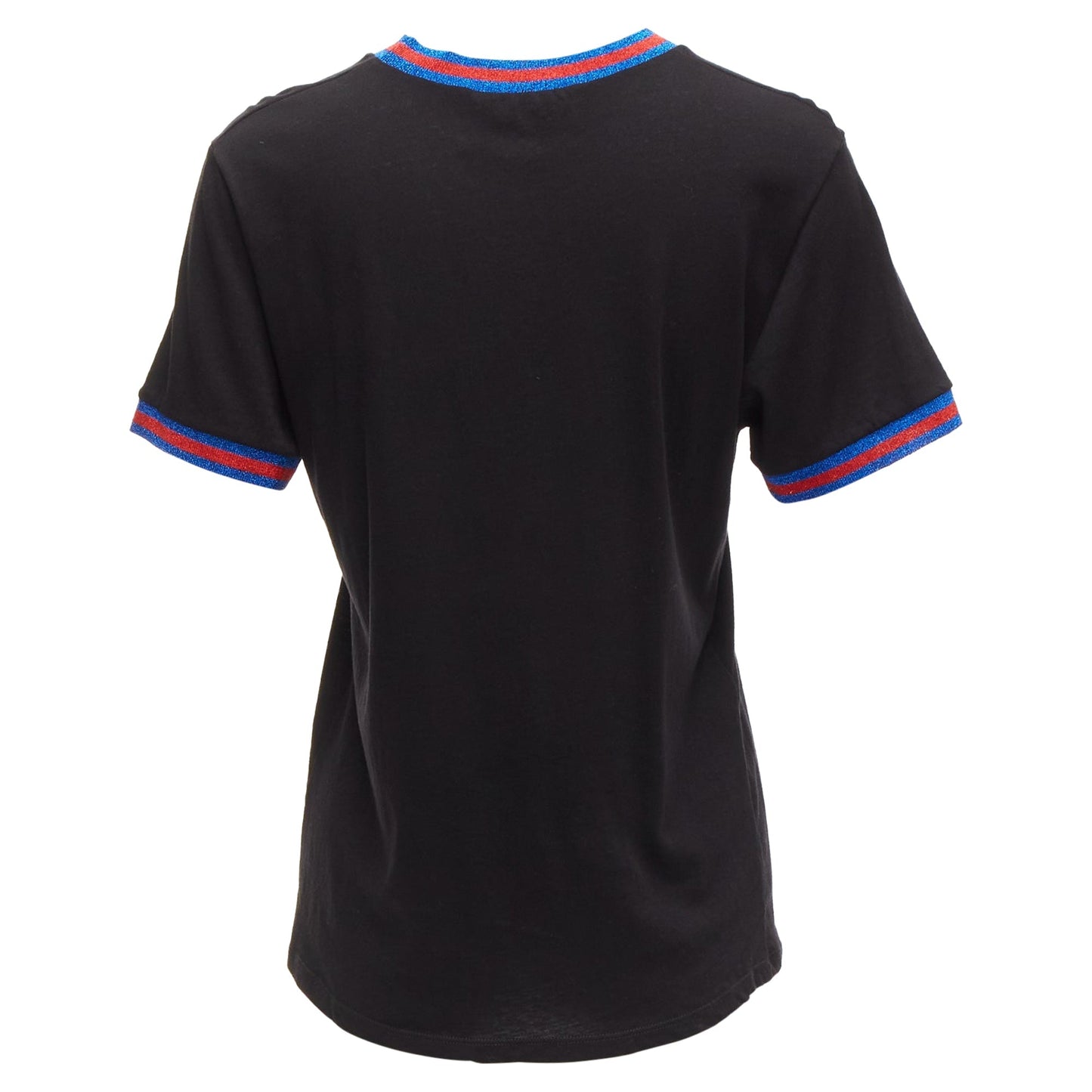 Gucci Butterfly Embroidery Patch Web Tshirt