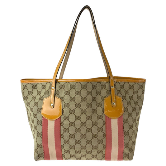 Luxury Gucci Trending 2025 GG Canvas Sherry Line Tote Bag