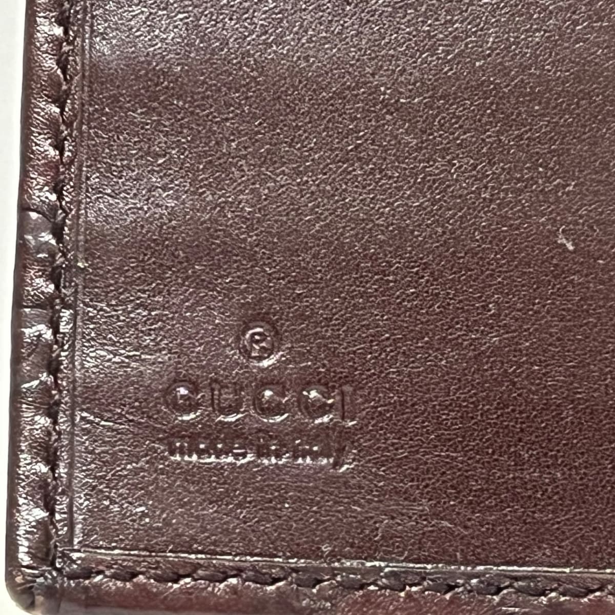 Gucci Shimmer Line  Leather Wallet